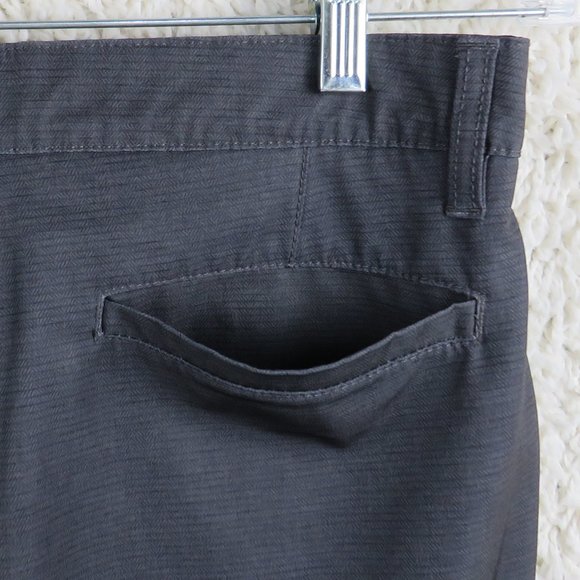 Hurley* Men's 1.5" Belt Loop Multipocketed Mesh Charcoal Gray Shorts~ Size W28 - Picture 13 of 13